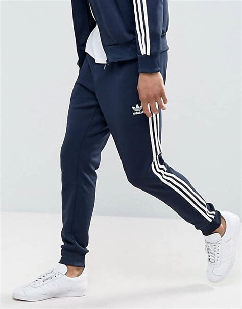 adidas originals trainingsbroek met strakke boorden|adidas trainers broek.